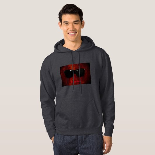 Sleepy Face: donkergrijs - basic sweatshirt met ca (Voorkant volledig)