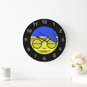Sleepy Face Emoji II Large Clock Grote Klok (Huis)