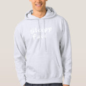 Sleepy Face: Grijs - Basic Sweatshirt met capuchon (Voorkant)