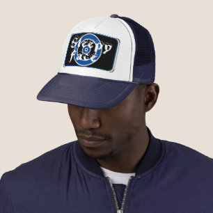 Sleepy Face: Groen - Zon Rand - Trucker Hoed Pet