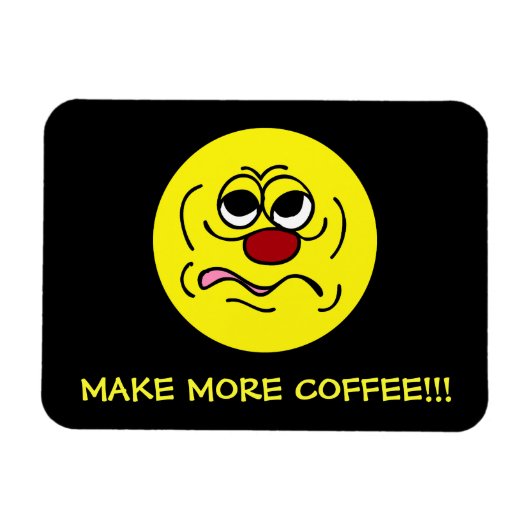 Sleepy Face Grumpey Magneet (Horizontaal)