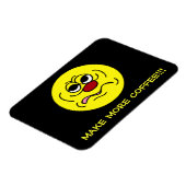 Sleepy Face Grumpey Magneet (Linkerzijde)