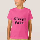 Sleepy Face: T-shirt voor jongens (Voorkant)
