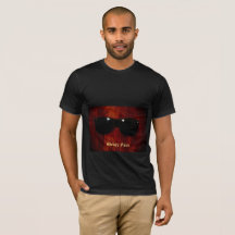 Sleepy Face - Unisex basic donker T-shirt