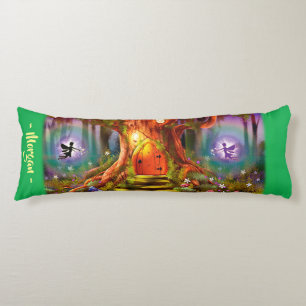 Sleepy Fairy magische boom. Green Giant op maat Lichaamskussen