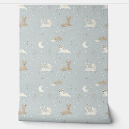 Sleepy Fawn Night Behang