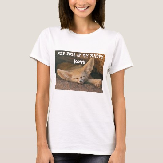 Sleepy Fox Happy Hour T-shirt (Voorkant)