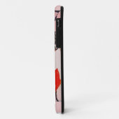 Sleepy Fox iPhone 5/5s Hoesje met Zachte Roze rand (Achterkant/links)
