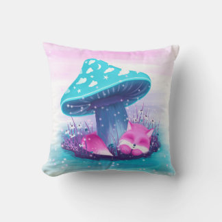 Sleepy Fox Pillow Kussen