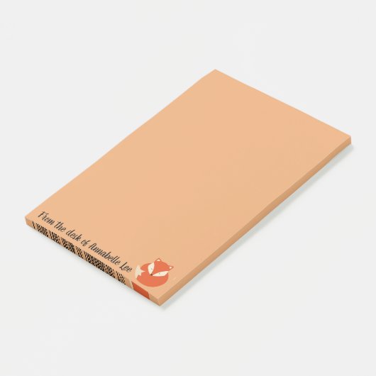 Sleepy Fox Post-it® Notes (Schuin)