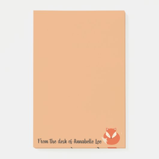 Sleepy Fox Post-it® Notes (Voorkant)