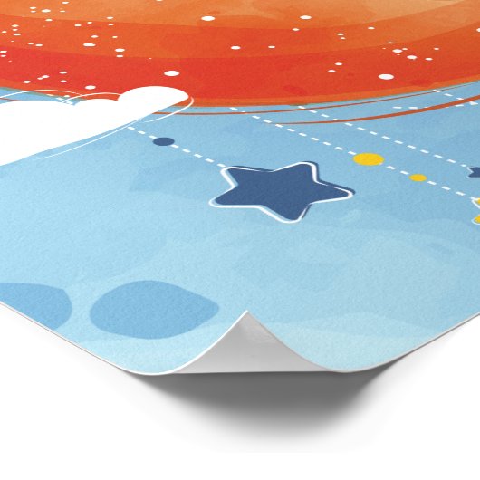 Sleepy Fox Poster (Hoek)