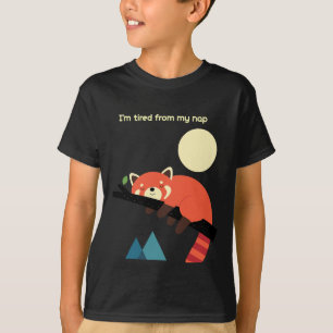 Sleepy Fox — Schattige ontwerp van de slaaptijd T-shirt