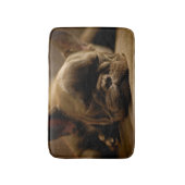 Sleepy French Bulldog Badmat (Voorkant Verticaal)