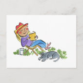 Sleepy Garden Briefkaart (Voorkant)