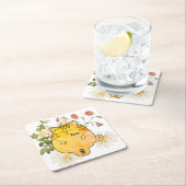 Sleepy Ginger Cat Kartonnen Onderzetters (Insitu)