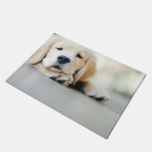 Sleepy Golden Retriever Puppy Deurmat (Schuin)