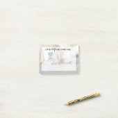 Sleepy Golden Retriever Puppy Post-it® Notes (Op bureau)