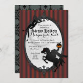 Sleepy Hallow Headless Horseman Invitation Kaart (Voorkant / Achterkant)