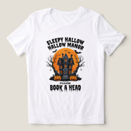 Sleepy Hallow Manor spookhuis Halloween Tri-Blend Shirt