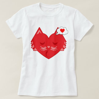 Sleepy Heart Kat Dromen T-shirt