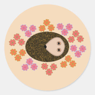 Sleepy Hedégel en Flowers Stickers