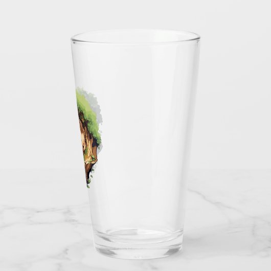 Sleepy hedgehog glas (Links)