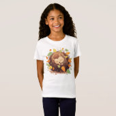 Sleepy hedgehog too t-shirt (Voorkant volledig)