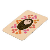 Sleepy Hedgel en Flowers Magnet Magneet (Linkerzijde)