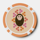 Sleepy Hedgel en Flowers Poker Chips (Achterkant)