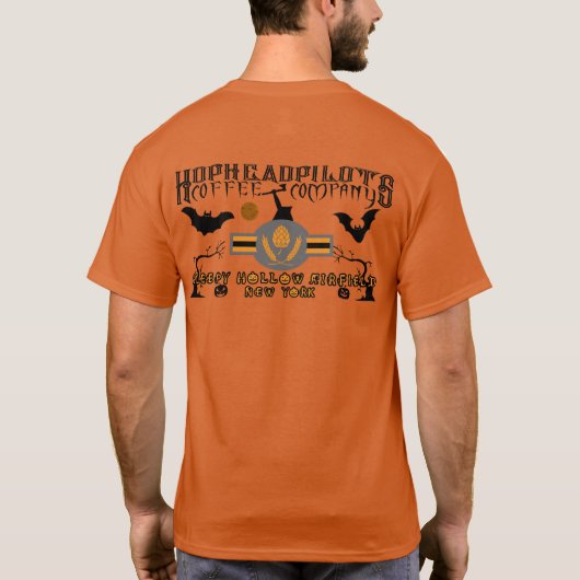 Sleepy Hollow Airfield, New York T-shirt (Achterkant)