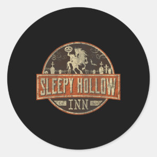 Sleepy Hollow Alloween Horseman Ronde Sticker