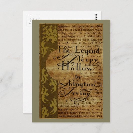 Sleepy Hollow Briefkaart (Voorkant / Achterkant)