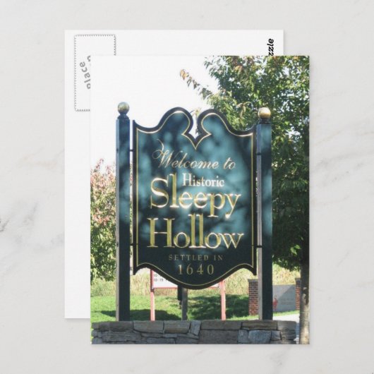Sleepy Hollow Briefkaart (Voorkant / Achterkant)