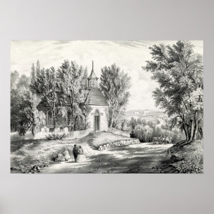Sleepy Hollow Church NY - 1867 Poster