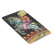 SLEEPY HOLLOW CIRCUS CLOWN RIDING UNICORN ZEBRA MAGNEET (Rechterzijde)