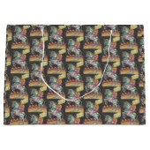 SLEEPY HOLLOW CIRCUS CLOWN, UNICORN ZEBRA GIFT BAG GROOT CADEAUZAKJE (Voorkant)