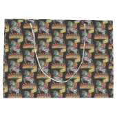 SLEEPY HOLLOW CIRCUS CLOWN, UNICORN ZEBRA GIFT BAG GROOT CADEAUZAKJE (Achterkant)