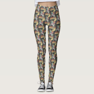 SLEEPY HOLLOW CIRCUS CLOWN, UNICORN ZEBRA LEGGINGS