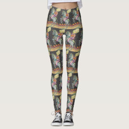SLEEPY HOLLOW CIRCUS CLOWN, UNICORN ZEBRA LEGGINGS