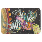 SLEEPY HOLLOW CIRCUS CLOWN, UNICORN ZEBRA MAGNET MAGNEET (Horizontaal)