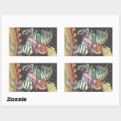 SLEEPY HOLLOW CIRCUS CLOWN, ZEBRA UNICORN STICKERS (Vel)