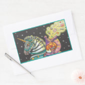 SLEEPY HOLLOW CIRCUS CLOWN, ZEBRA UNICORN STICKERS (Envelop)