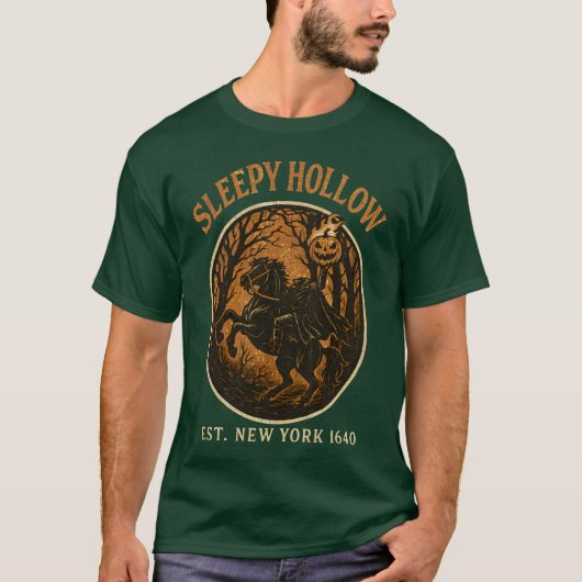 SLEEPY HOLLOW - EST. NEW YORK 1640 T-SHIRT (Voorkant)