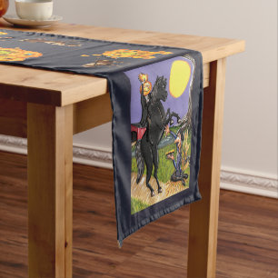 Sleepy Hollow Exchange Pumpkin-vervoerstabel Korte Tafelloper