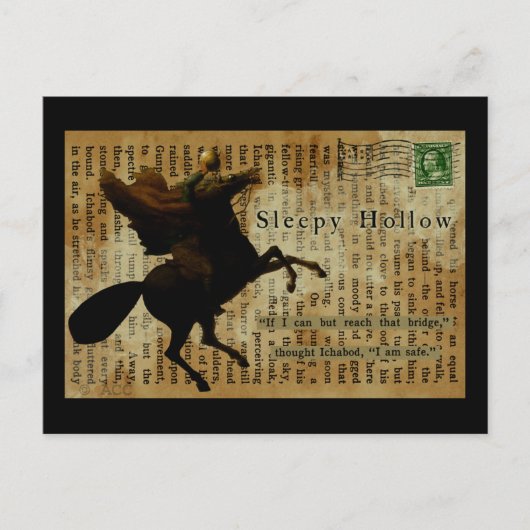 Sleepy Hollow Headless horseman 1 Briefkaart (Voorkant)