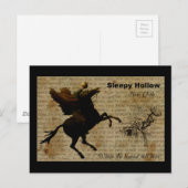 Sleepy Hollow Headless horseman 2 Briefkaart (Voorkant / Achterkant)