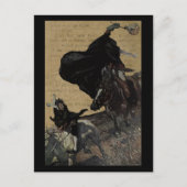 Sleepy Hollow Headless Horseman en Ichabod Briefkaart (Voorkant)