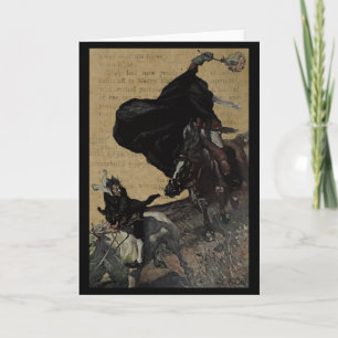 Sleepy Hollow Headless Horseman en Ichabod Kaart