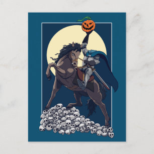 Sleepy Hollow Headless Horseman   Halloween Briefkaart